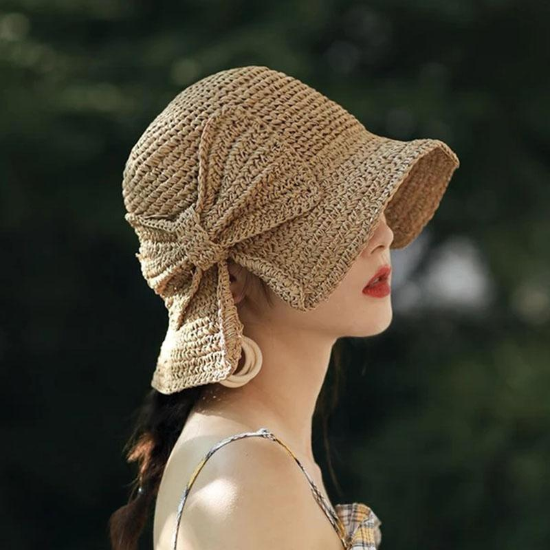 Brim Bow Summer Hat