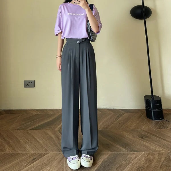 Womans Casual Full Length Loose Pants