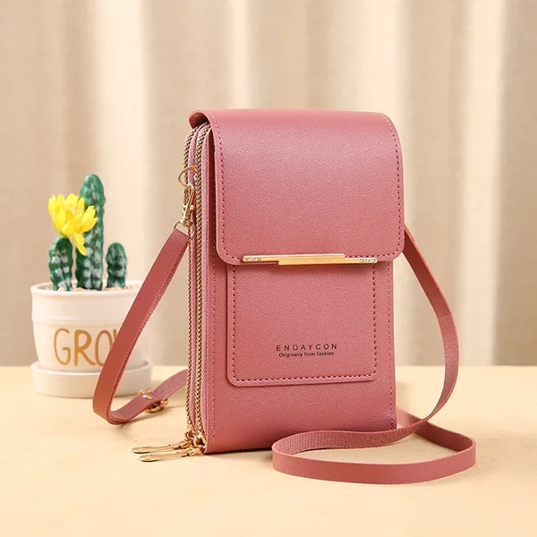 Anti theft leather bag