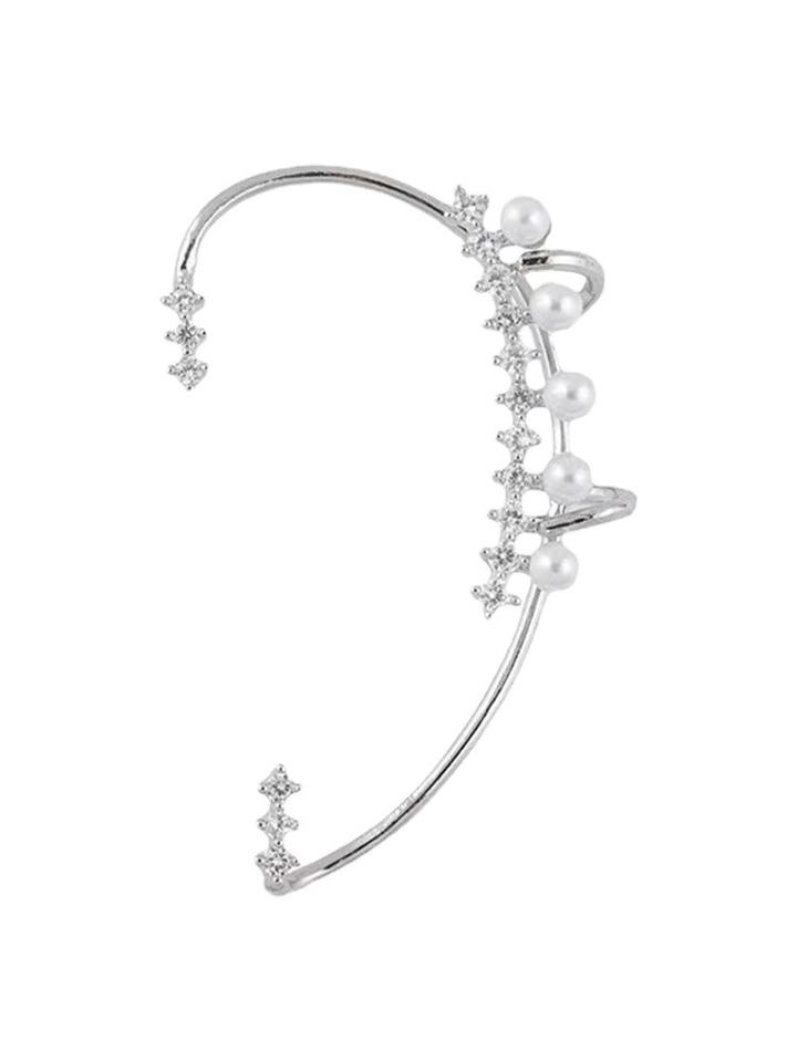 White Pearl Non Piercing Clip Earrings