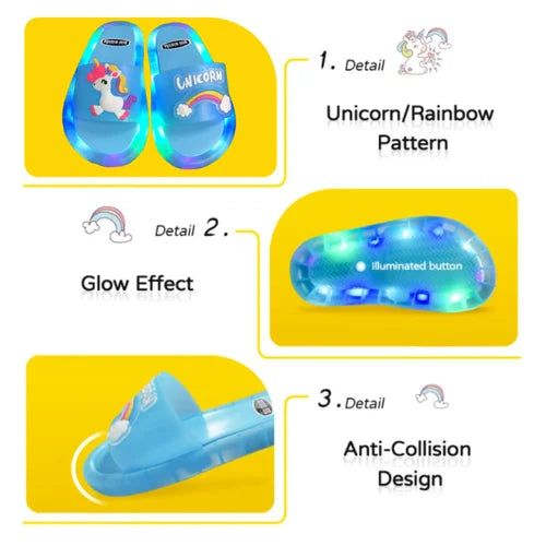 LED Happy Slippers For Children
