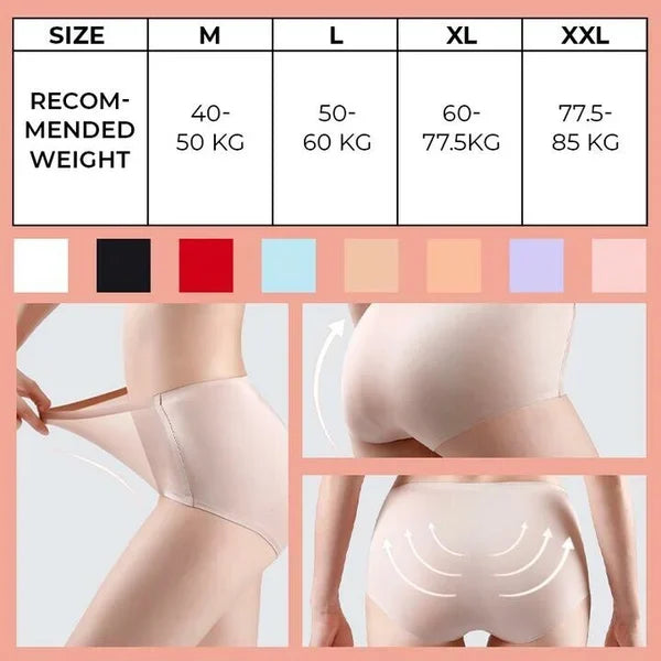 Ice silk panties for women