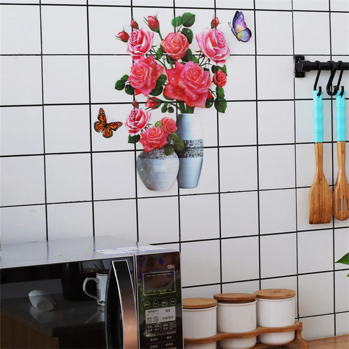 3D Vase Sticker