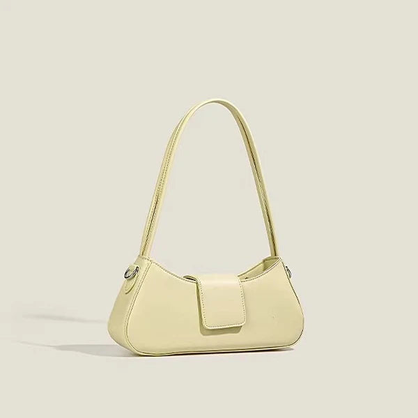 BAGUETTE SHOULDER BAG WITH FLAP