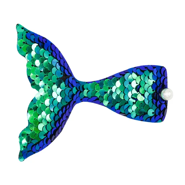 New cartoon mermaid tail sequined duckbill clip