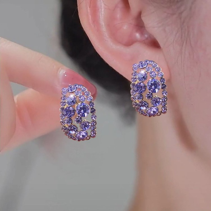 Full Diamond Sparkle Earrings