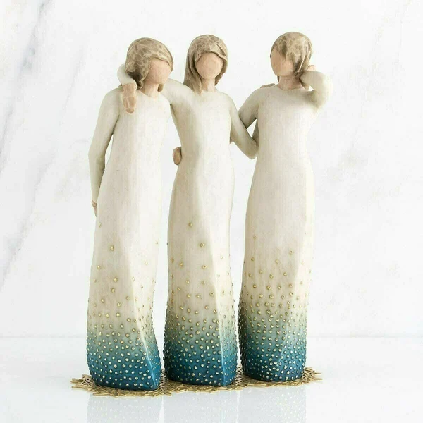 By My Side Sculpted Hand Painted Figure
