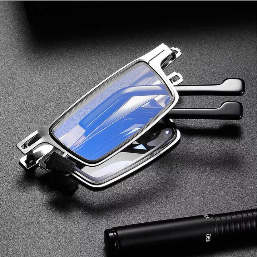 SCREWLESS ULTRA LIGHT TITANIUM FOLDING GLASSES