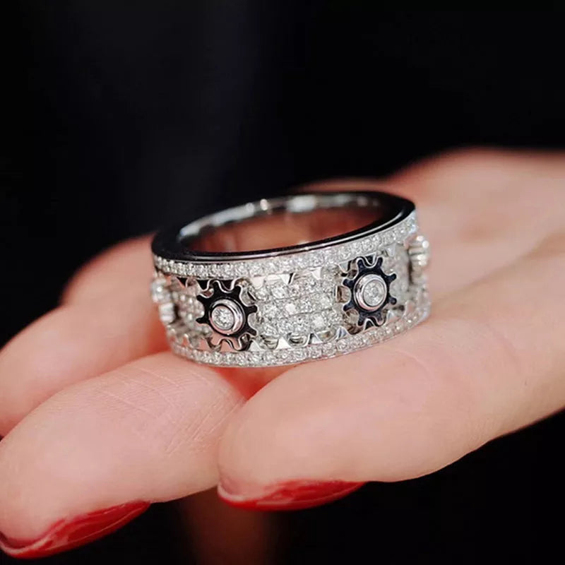 GEAR DIAMOND RING