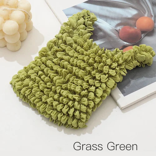 Magic stretch bag pleated bag