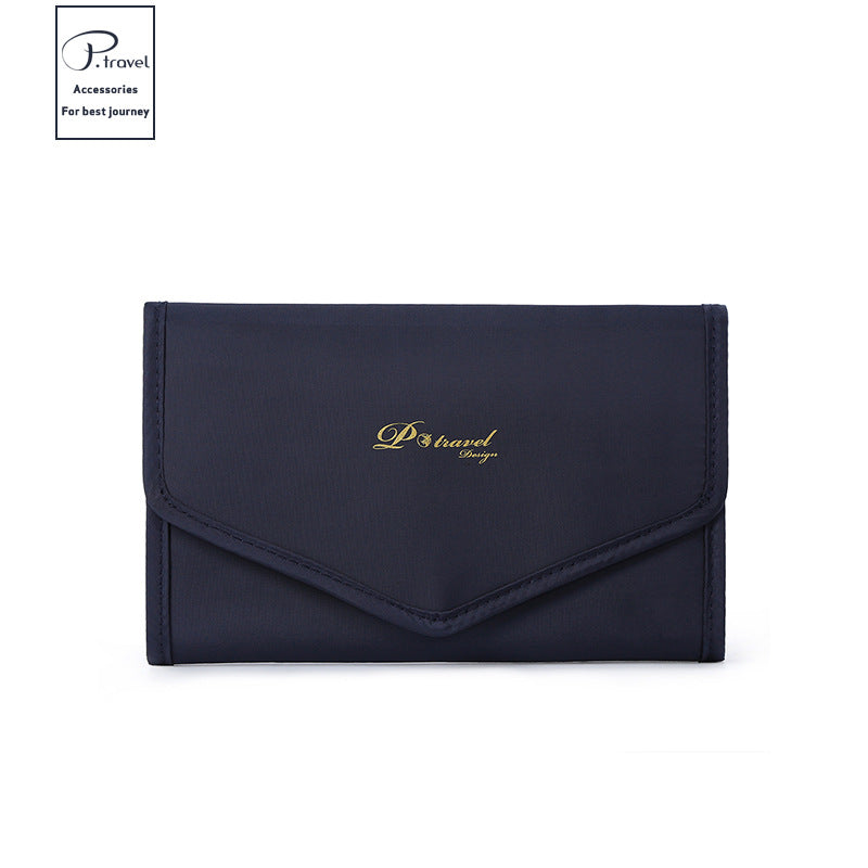 Foldable Velvet Travel Jewelry Organizer