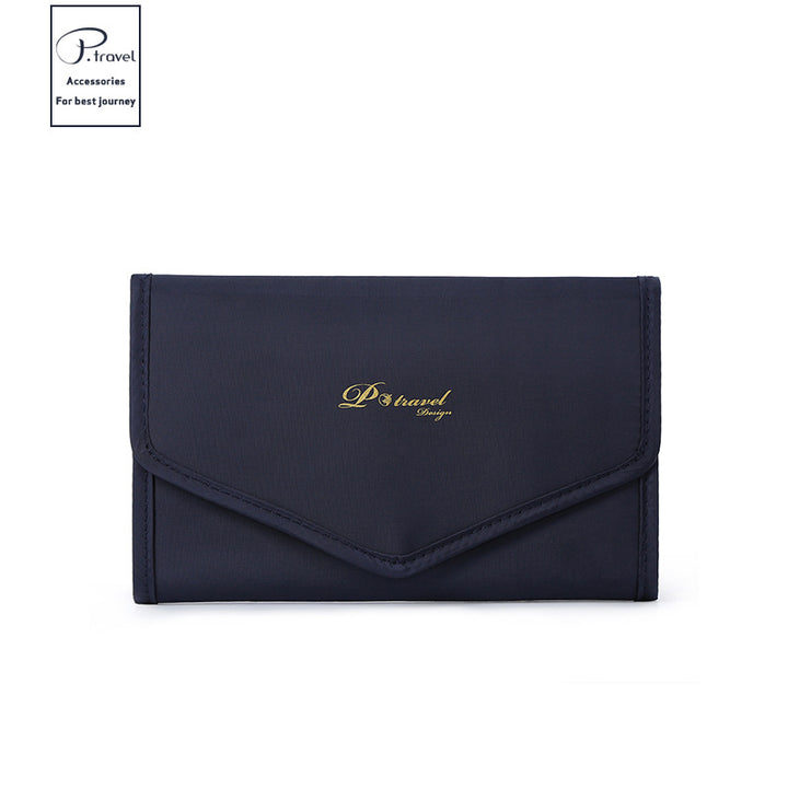 Foldable Velvet Travel Jewelry Organizer