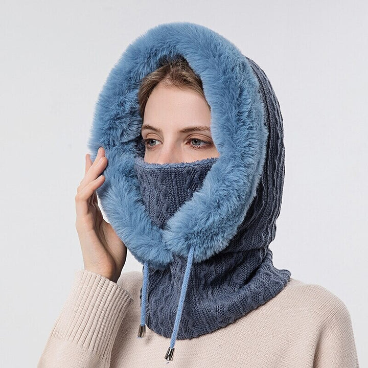 Winter Knit Set Unisex Warm Wind Proof Cap