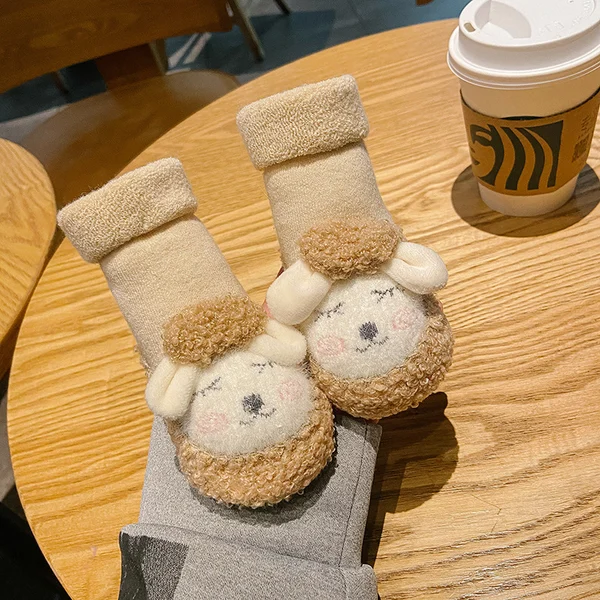 2022 Baby Cartoon Plush Cotton Toddler Shoes