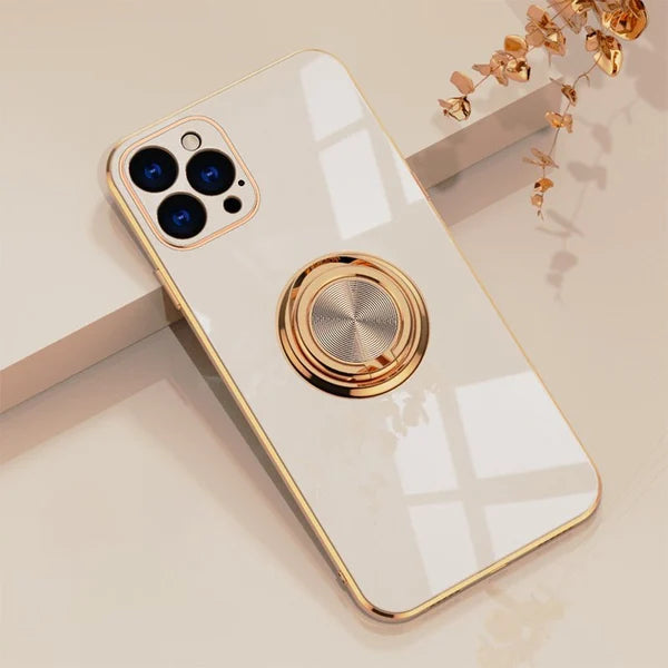 Plated iPhone Case with Ring