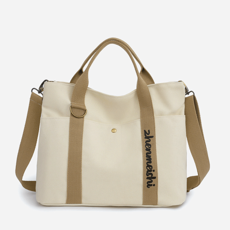Large capacity stylish canvas bag