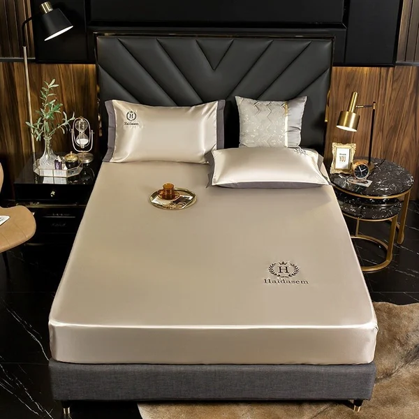 Summer Silky Ice Silk Mattress Cover