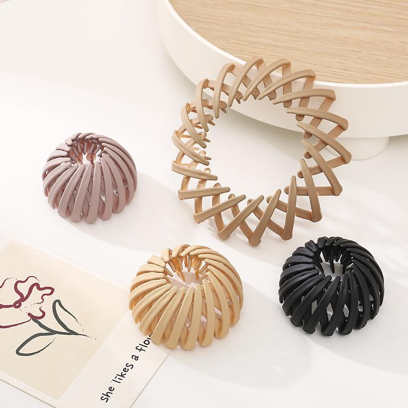 Simple Hair Styling Birds Nest Plate Hairpin
