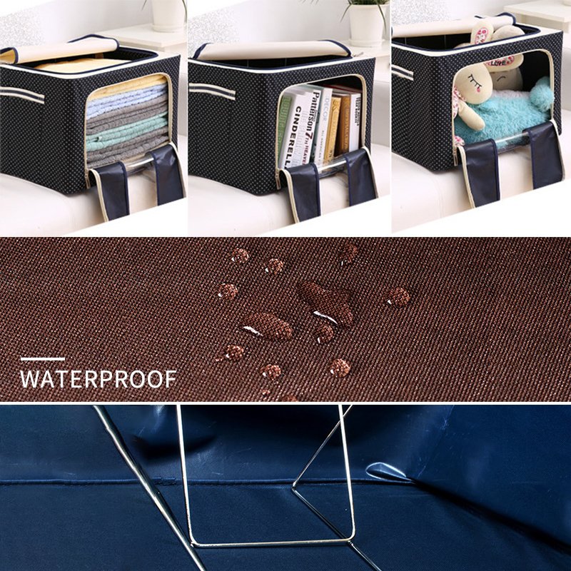 Multifunctional folding closet storage box