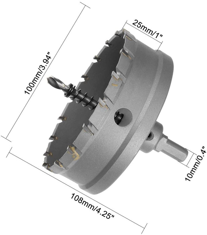 Tungsten Carbide Tipped Hole Saw Hole Cutter Drill Bit