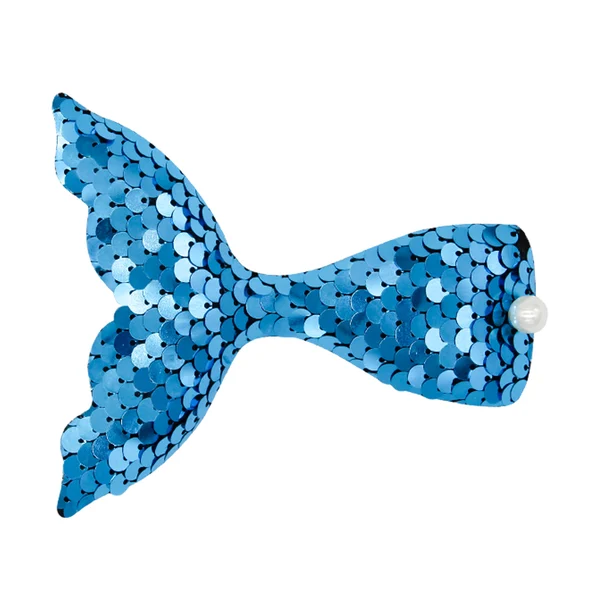 New cartoon mermaid tail sequined duckbill clip