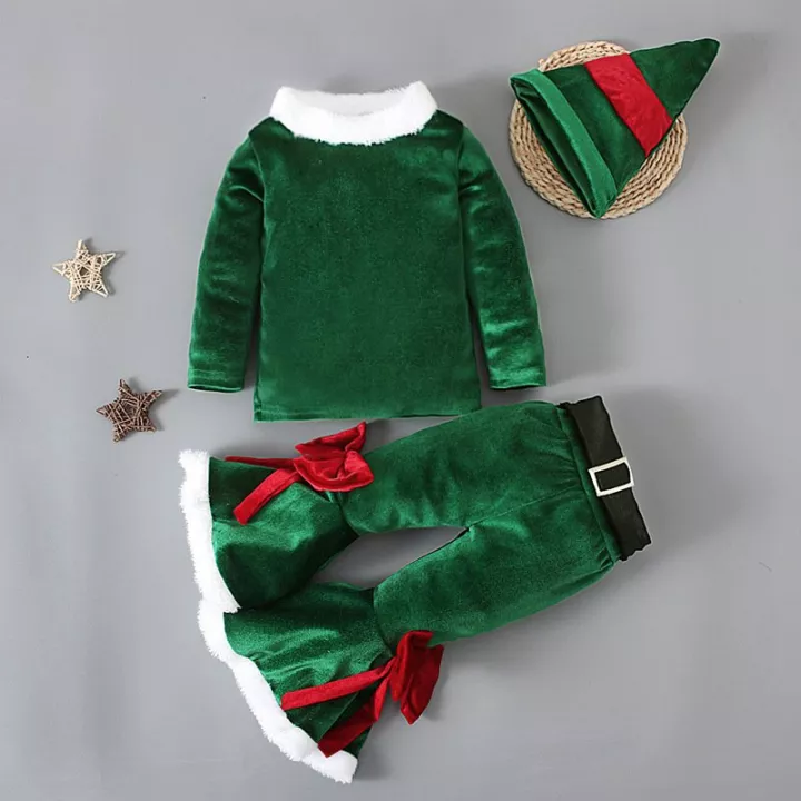 Santa Baby Christmas Theme Holiday Bell Set