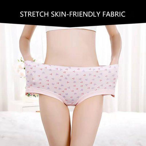 6 PCS Oversize  Cotton High Waist Comfortable Panties
