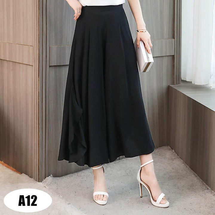 Womens High Waist Casual Wide Leg Pants