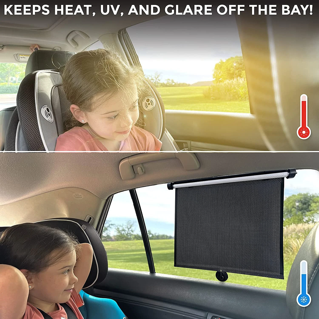 Retractable Window Roller Sunshade