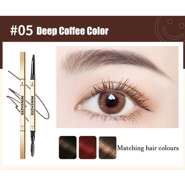 Small Gold Bar Double headed Eyebrow Pencil