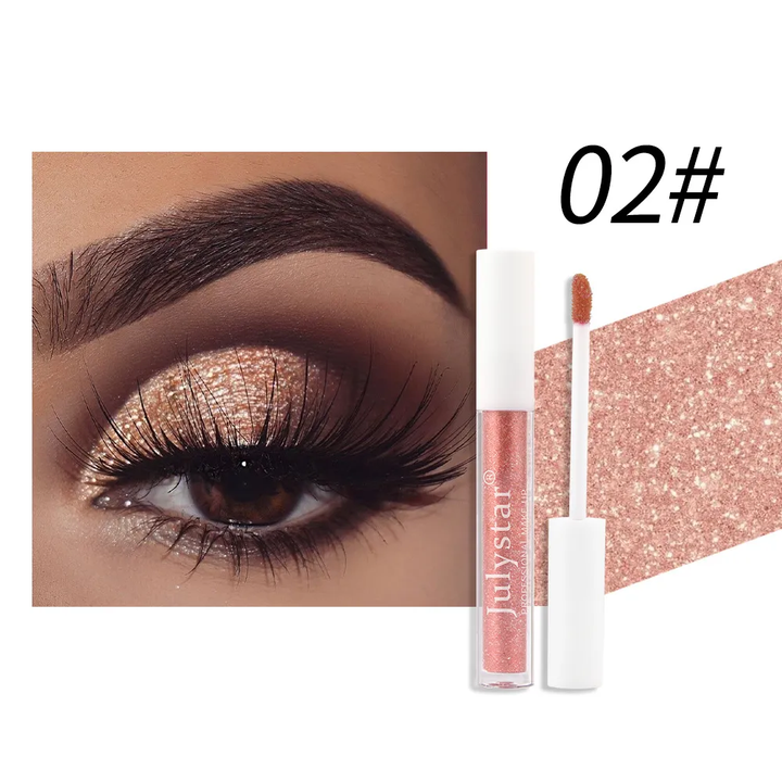 JULYSTAR 10 Colors Liquid Glitter Eyeshadow Set