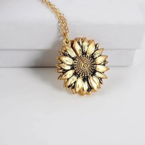 🔥🌞"You Are My Sunshine" Sunflower Necklace🌻