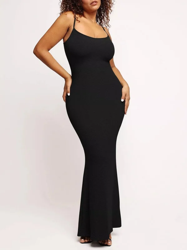 BUILT IN SHAPEWEAR MODAL SOFT LOUNGE DRESSES