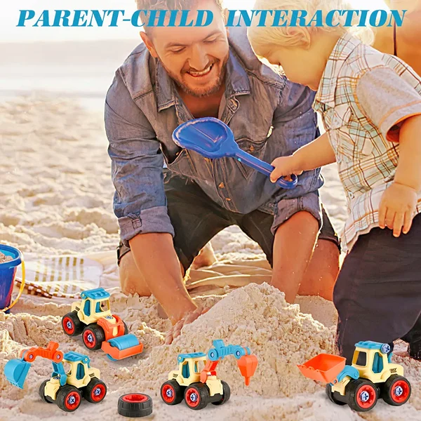 Construction Truck Toys Set