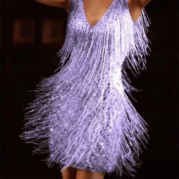 Sexy Princess Style VNeck Slip Dress