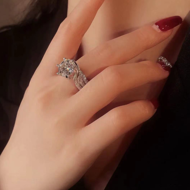 3 Carat Super Sparkling Diamond Ring
