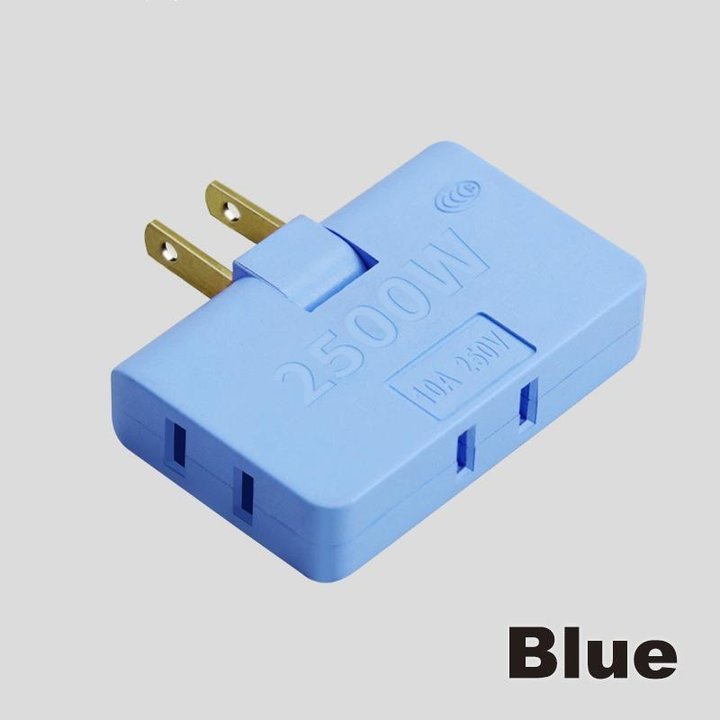 180 Degree Rotate Socket Household Two Hole Wireless Converter