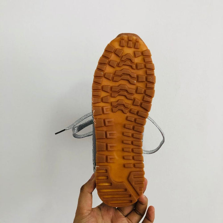 New Style Women s Casual Shoes Thick and Shiny Shoes