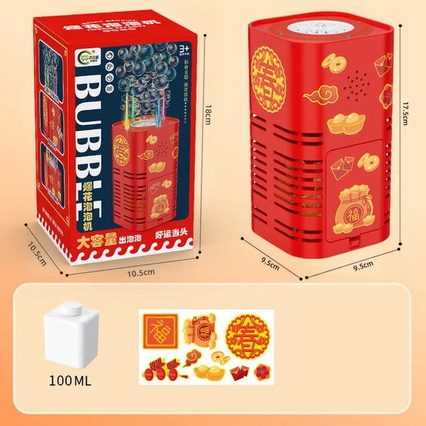 Portable Firework Bubble Machine