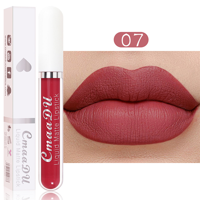 18 Shades of Matte Waterproof Long Lasting Lip Gloss