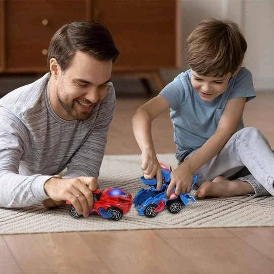 LED DINOSAUR TRANSFORMATION CAR TOY