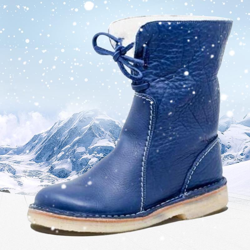 Ladies high top flat shoes stretch boots