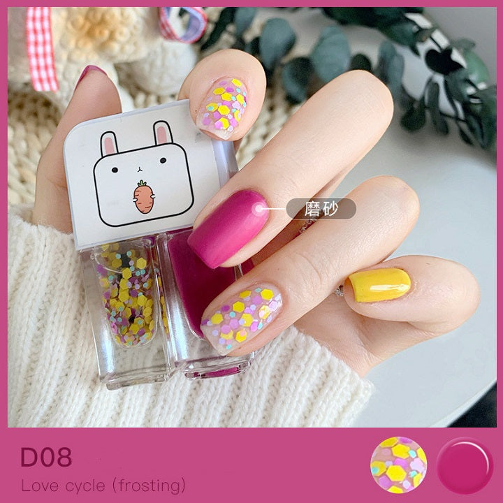 Manicure water based bright scrub can tear nail polish