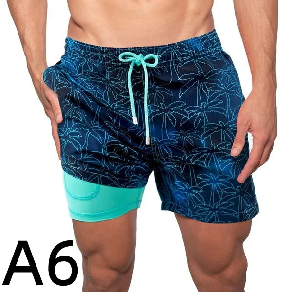 Double layer beach pants