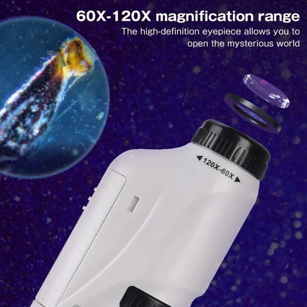 Kids Portable Pocket Microscope