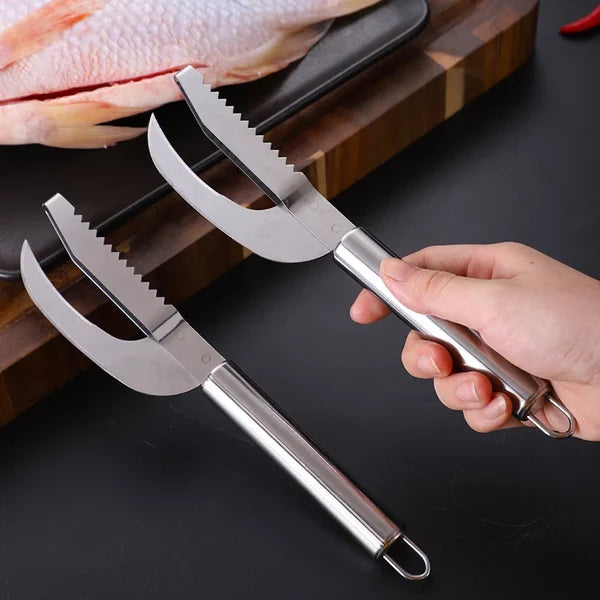 Fish Scale Knife Cut Scrape Dig 3 in 1