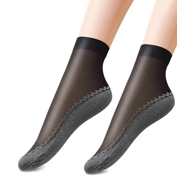 Silky Anti Slip Cotton Socks
