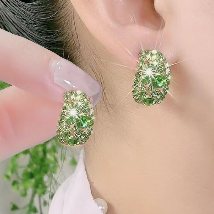 Full Diamond Sparkle Earrings