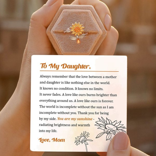 Sunflower Fidget Ring