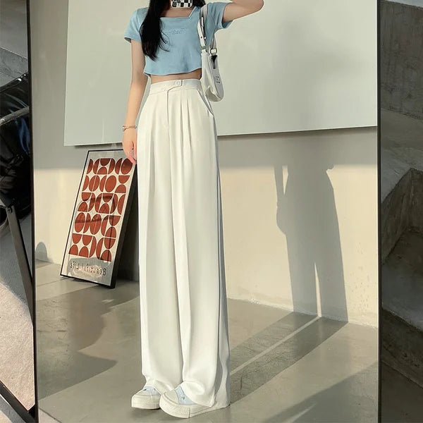 Womans Casual Full Length Loose Pants